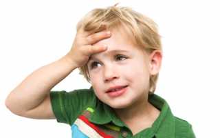 Причины и симптоматика болей в лобной зоне у детей